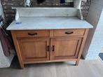 Vintage dressoir met marmer, Huis en Inrichting, Ophalen, Overige materialen, Gebruikt, 100 tot 150 cm