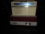 oude radio en platenspeler Philips jaren 60 rood/beigé set, Verzenden