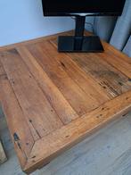 Antieke salontafel 85x85 cm, Gebruikt, Ophalen, Vierkant