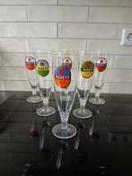 Vedett bierglazen op voet (6), Ophalen of Verzenden, Zo goed als nieuw, Glas of Glazen, Overige merken