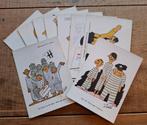 Set 10 Ansichtkaarten Spotprenten WOII van Ton Smits 1945, Ophalen of Verzenden