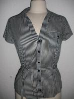 H&M DIVIDED bloes zwart wit streep maat 38 - nieuw -, Kleding | Dames, Blouses en Tunieken, Maat 38/40 (M), H&M, Wit, Nieuw