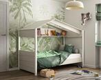 Nairobi huisbed - 90x200 - Wit-kastanje