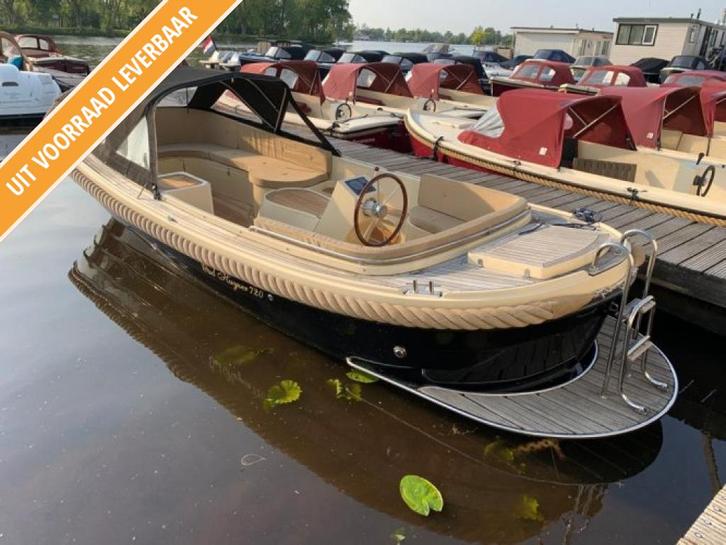 Oudhuizer 720 diesel, Watersport en Boten, Sloepen, Nieuw, 6 meter of meer, Polyester