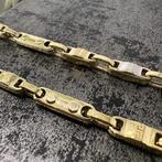 Prachtige 14 karaats gouden monte carlo ketting, Ophalen of Verzenden, Nieuw, Goud