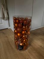 Kerstballen brons/terra/oranje plastic, Huis en Inrichting, Woonaccessoires | Vazen, Ophalen, Zo goed als nieuw, Minder dan 50 cm