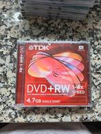 TDK Dvd RW 3 stuks nieuw, Audio, Tv en Foto, Walkmans, Discmans en Minidiscspelers, Ophalen of Verzenden