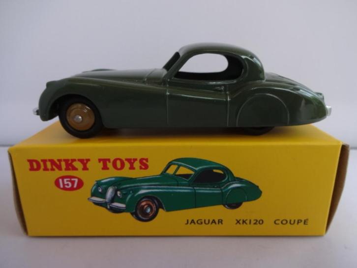 Jaguar XK 120 groen NR 157 van Dinky Toys 1/43, Hobby en Vrije tijd, Modelauto's | 1:43, Nieuw, Auto, Dinky Toys, Ophalen of Verzenden