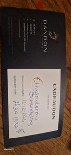 Hydradermie behandeling twv 105 euro voor €50, Tickets en Kaartjes, Eén persoon, Cadeaubon, Spa of Sauna