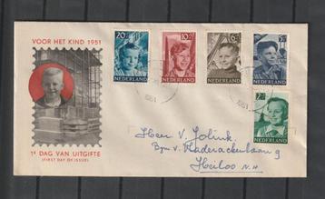 FDC E6, Kinderzegels uit FDC E6, Kinderzegels uit 1951. beschikbaar voor biedingen