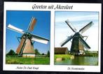 (NH009) Ansichtkrt Akersloot molen Oude Knegt & Noordermolen, Verzenden, 1980 tot heden, Ongelopen, Noord-Holland
