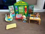 Cocomelon school met 3 figuren, Ophalen of Verzenden, Zo goed als nieuw, Jongen of Meisje