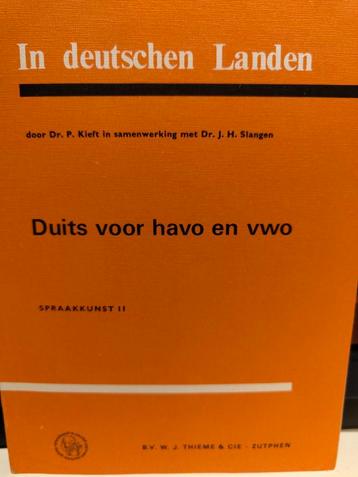 Duits voor havo en vwo - Dr. P. Kieft beschikbaar voor biedingen