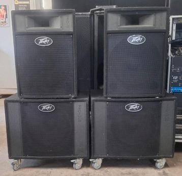 Peavey  sub / top speakerset  beschikbaar voor biedingen