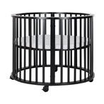 Ronde baby box (gebruikt) matzwart, Kinderen en Baby's, Boxen, Ophalen, Zo goed als nieuw, Rond, Wieltjes