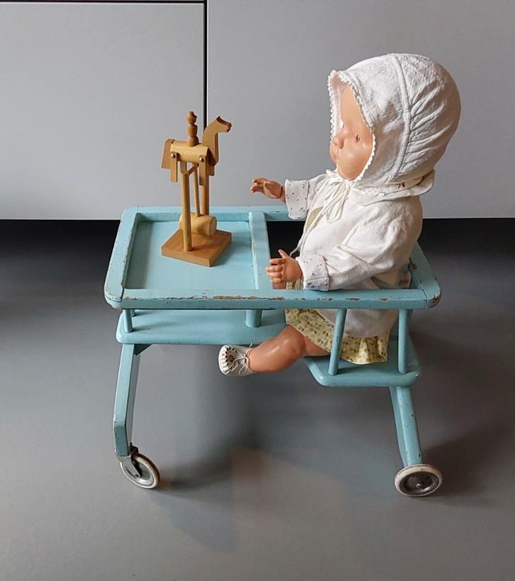 Antiek/vintage loopwagentje, Antiek en Kunst, Antiek | Speelgoed, Ophalen of Verzenden