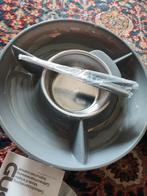 Chocolade fondue set, Witgoed en Apparatuur, Fonduesets, Ophalen of Verzenden, Zo goed als nieuw, Waxinelicht