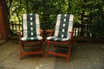 Tuinstoelen, Tuin en Terras, Ophalen, Gebruikt, Hout, Verstelbaar