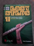 Lesboek dwarsfluit - Easy steps 1, Ophalen, Overige genres, Les of Cursus, Dwarsfluit of Piccolo