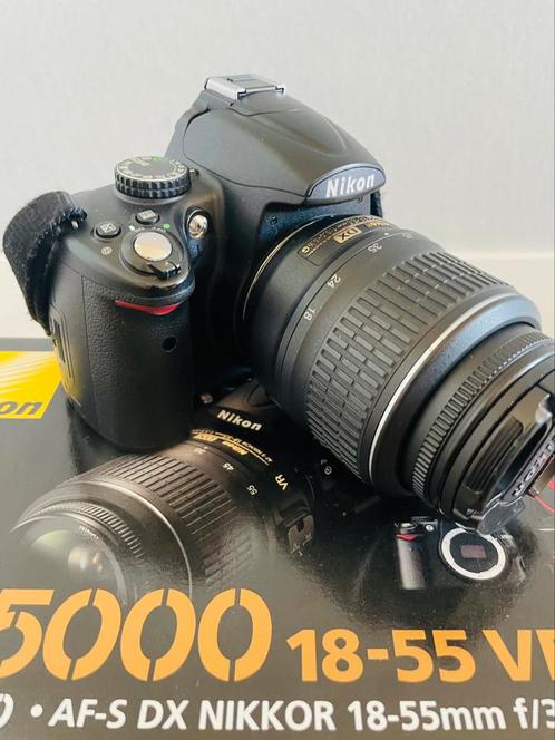 Nikon D5000 + AF-S DX NIKKOR 18-55mm, Audio, Tv en Foto, Fotocamera's Digitaal, Zo goed als nieuw, Spiegelreflex, Nikon, Minder dan 4 keer