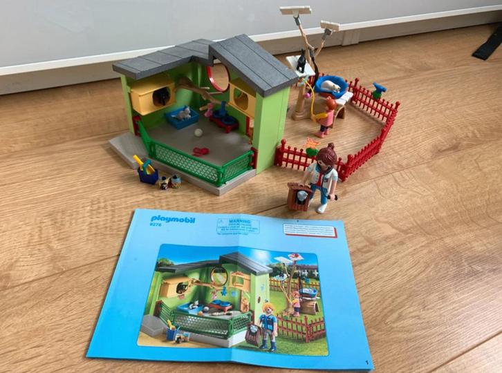 Playmobil 9276 Kattenverblijf, Kinderen en Baby's, Speelgoed | Playmobil, Zo goed als nieuw, Complete set, Ophalen of Verzenden