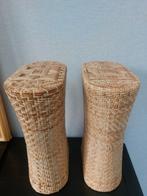 Traditionele Japanse Makura – Set van 2 Bamboe Hoofdkussens, ., Ophalen of Verzenden, Zo goed als nieuw, .