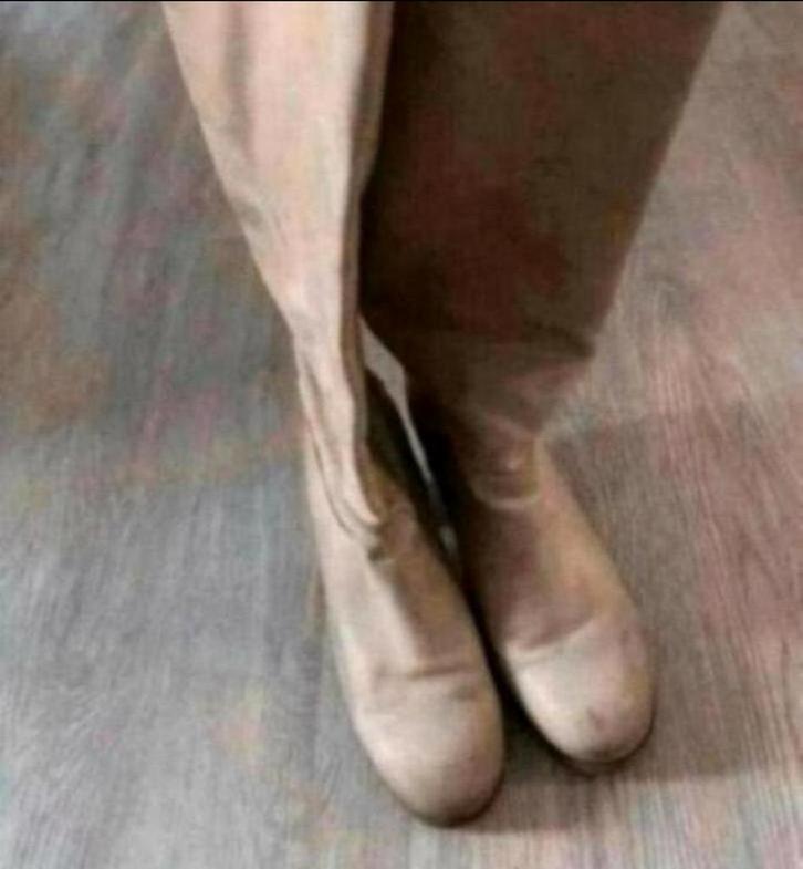 Shabbies Amsterdam Laarzen - Maat 39, Kleding | Dames, Schoenen, Gedragen, Hoge laarzen, Beige, Ophalen of Verzenden