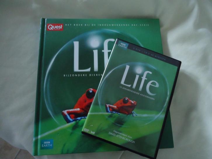 David Attenborough - Life - Quest Book - Het leven op aarde, Boeken, Natuur, Zo goed als nieuw, Natuur algemeen, Ophalen of Verzenden