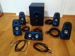 Logitech Z506 5.1 Surround Sound Systeem Nieuwstaat, Computers en Software, Pc speakers, Ophalen, Zo goed als nieuw, Audiokanaal 5.1