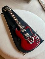 Gibson SG USA met Bigsby & Locking Tuners in Cherry, Gebruikt, Info@gibson.com, Ophalen of Verzenden, Gibson usa