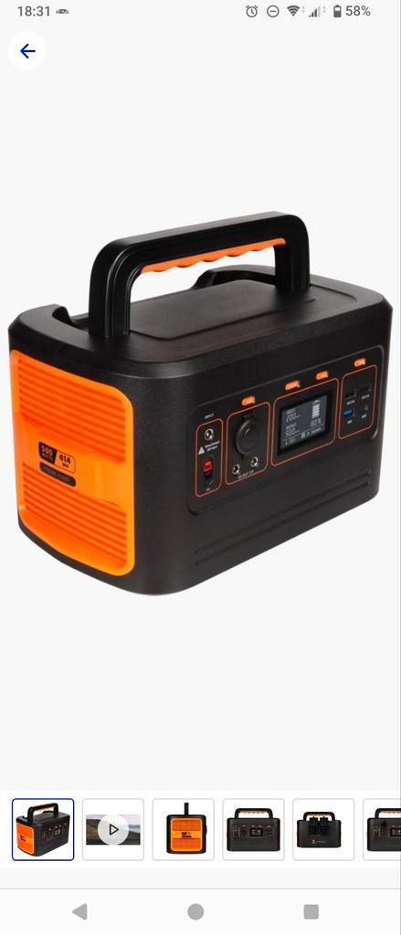 Xtorm Portable Power Station 500W + Solar Panel 100W, Caravans en Kamperen, Kampeeraccessoires, Nieuw, Ophalen of Verzenden