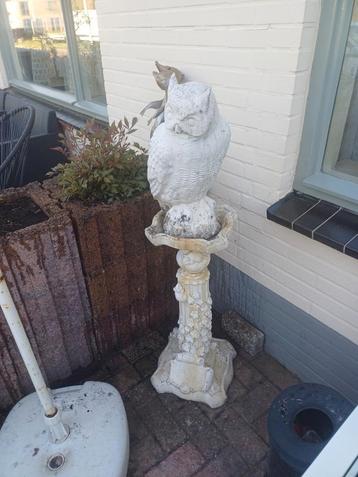 Grote uil op zuil buiten beeld voor buiten  beschikbaar voor biedingen