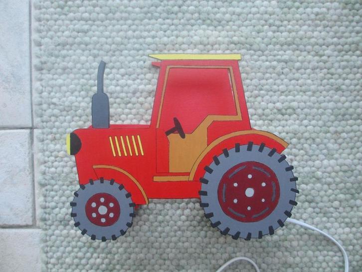 Tractor wandlamp kinderkamer, Kinderen en Baby's, Kinderkamer | Inrichting en Decoratie, Nieuw, Lamp, Ophalen of Verzenden