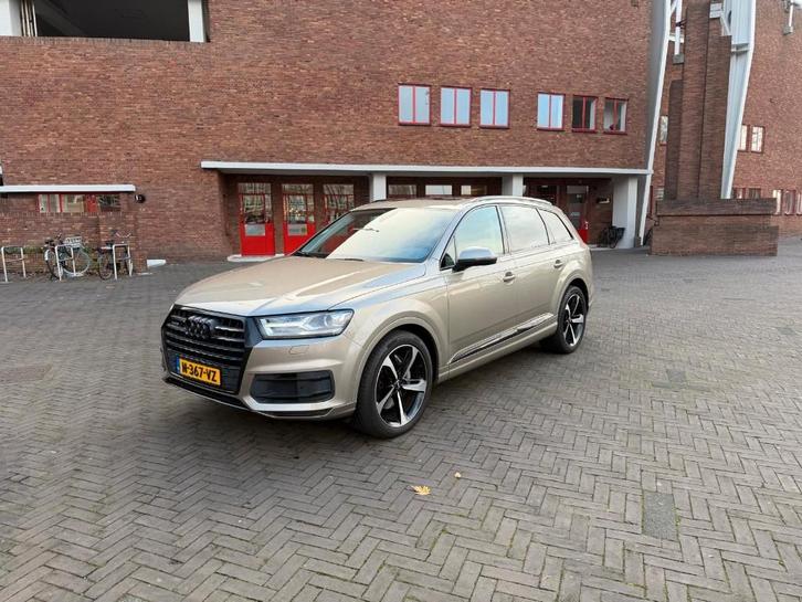 Audi Q7 3.0TFSI 245KW Quattro Tiptr8 2016 Bruin, Auto's, Audi, Particulier, Q7, Benzine, C, SUV of Terreinwagen, Automaat, Geïmporteerd