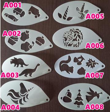 schminksjabloon heel veel keuze vanaf 1,25 pst NIEUW  beschikbaar voor biedingen