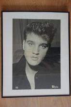 Afbeelding pagina Elvis Presley popblad ingelijst., Gebruikt, Ophalen of Verzenden, Poster, Artwork of Schilderij