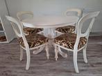 Antieke Eettafel met Stoelen - Vintage Set, Antiek en Kunst, Ophalen
