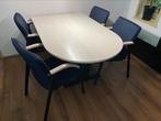 Vergadertafel met 4 stoelen (ook los te koop), Ophalen, Complete inventaris