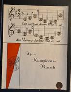 Oude Ajax kampioen marsch muziekblad oude logo jaren 1930, Verzamelen, Ophalen of Verzenden, Gebruikt, Ajax