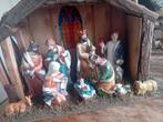 Mooie  Kerstkribbe  45 breed en  34  beelden 35 hoog, Diversen, Kerst, Ophalen of Verzenden