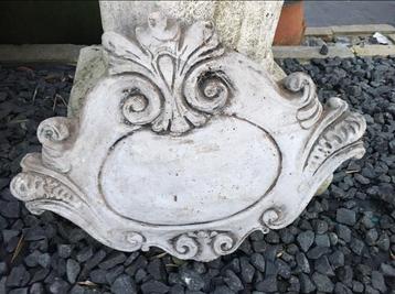 Oude tuinwanddecoratie betonen console uniek ornament42/31cm beschikbaar voor biedingen