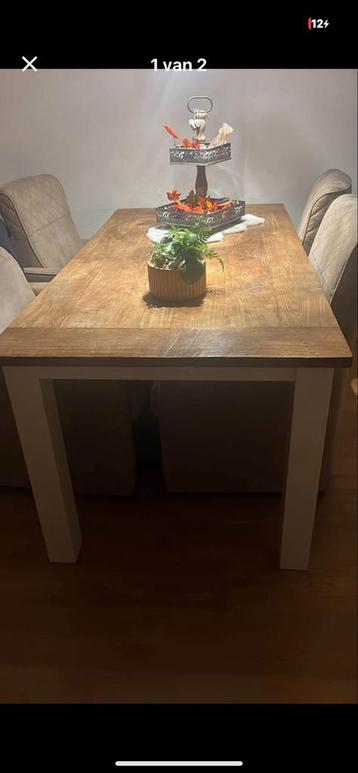 Eettafel + Salontafel (Zo Goed Als Nieuw) beschikbaar voor biedingen