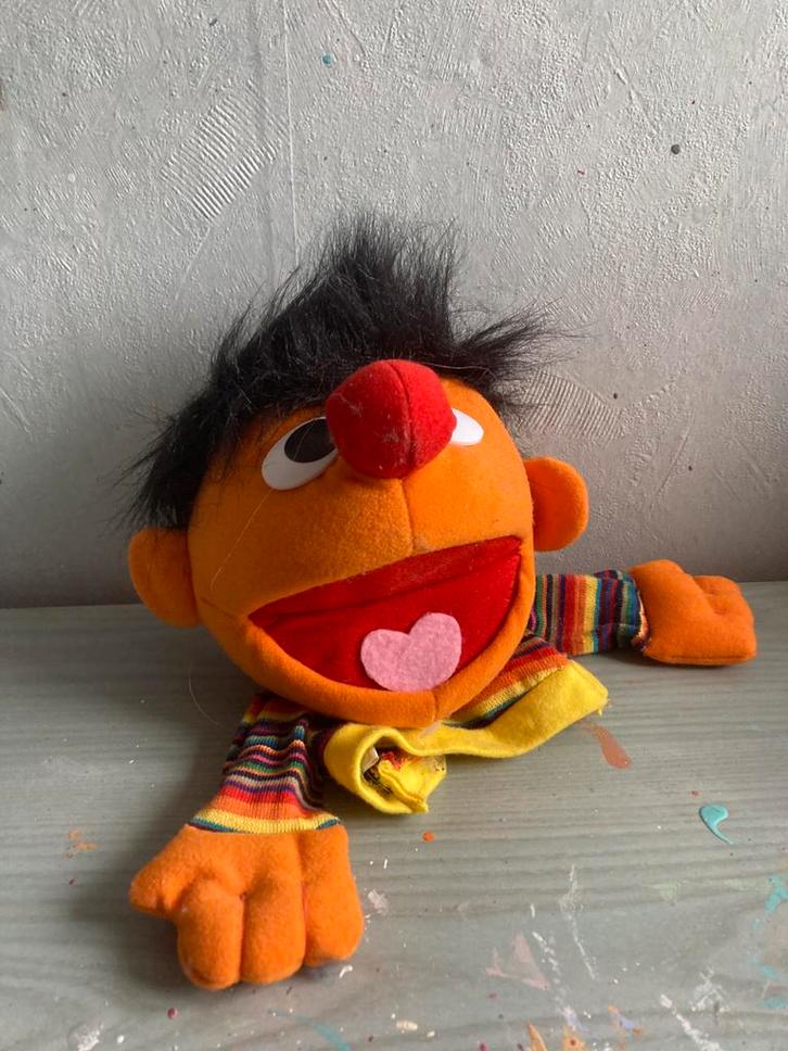 Vintage Ernie, en wat Bert, verzameling speelgoed, Verzamelen, Poppetjes en Figuurtjes, Zo goed als nieuw, Ophalen of Verzenden