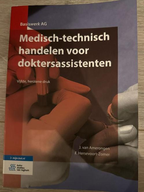 Boek Medisch-technisch handelen voor doktersassistenten, Boeken, Studieboeken en Cursussen, Zo goed als nieuw, MBO, Beta, Ophalen of Verzenden