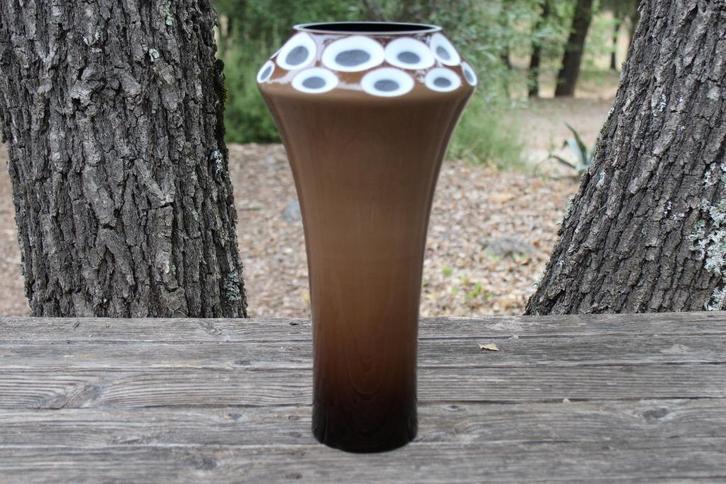 Brocante - Design-vaas in Space Age-stijl, Opaline!, Antiek en Kunst, Kunst | Designobjecten, Ophalen