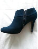 Blauwe suede laarsjes maat 40, Ophalen of Verzenden, Zo goed als nieuw, Blauw