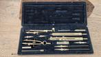 Vintage passer doos, Antiek en Kunst, Antiek | Gereedschap en Instrumenten, Ophalen
