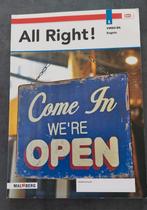 Schoolboek Engels "All right" VMBO-BK ongebruikt!, Ophalen, Nieuw, VMBO, Engels