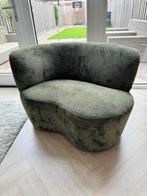 Woood fauteuil Stone links groen, Minder dan 75 cm, Stof, Zo goed als nieuw, 100 tot 125 cm