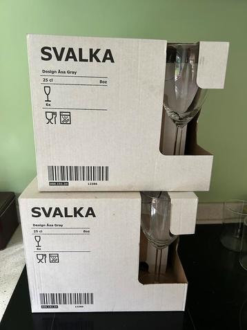 2 Dozen IKEA Svalka Wijnglazen - Nieuwstaat! beschikbaar voor biedingen